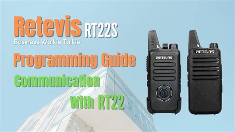 Related Manuals for <strong>Retevis</strong> RT622. . Retevis rt22 frequencies